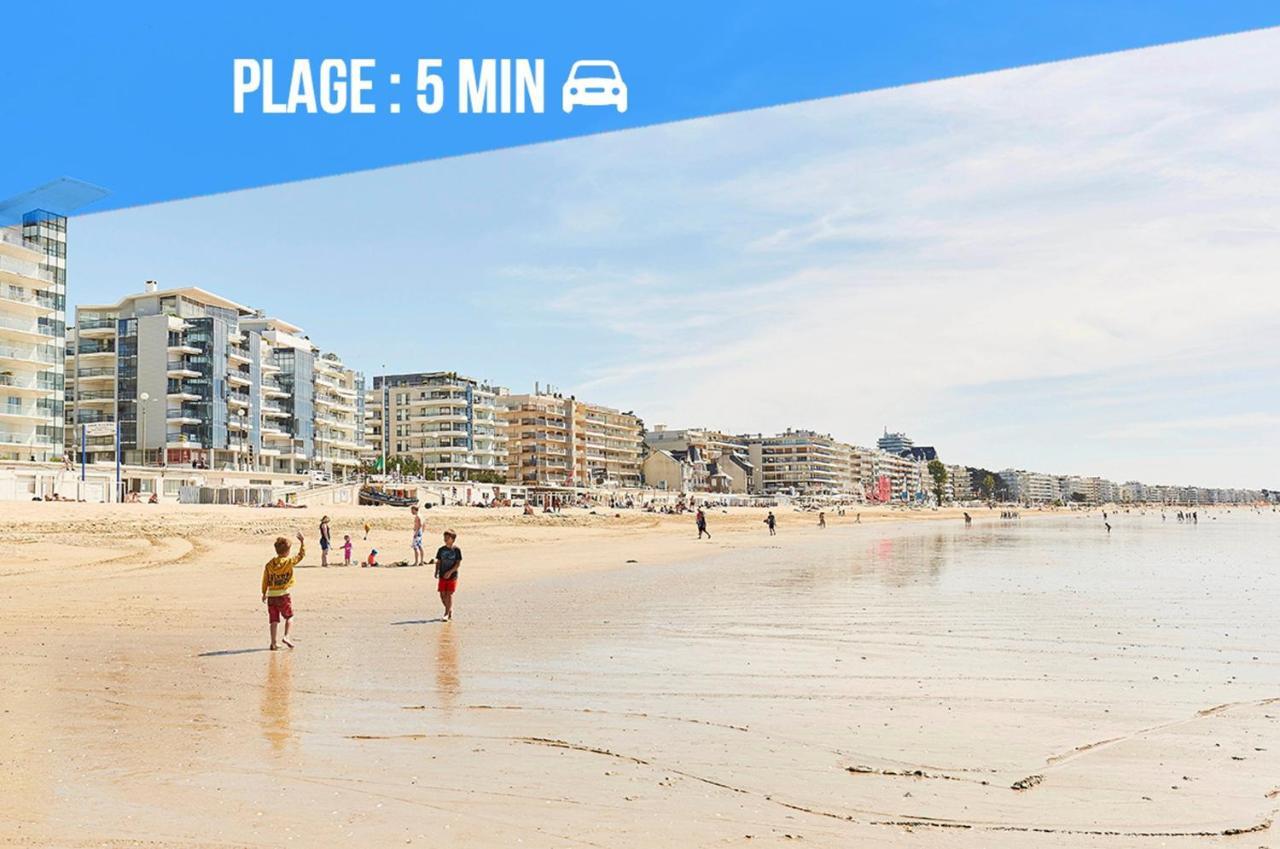Appartement La Baule Pornichet Terrasse - Cuisine - Calme - Wifi - Parking Gratuit Eksteriør billede