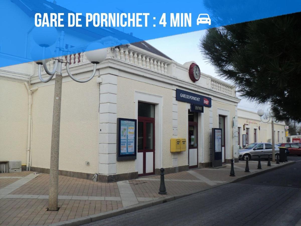 Appartement La Baule Pornichet Terrasse - Cuisine - Calme - Wifi - Parking Gratuit Eksteriør billede