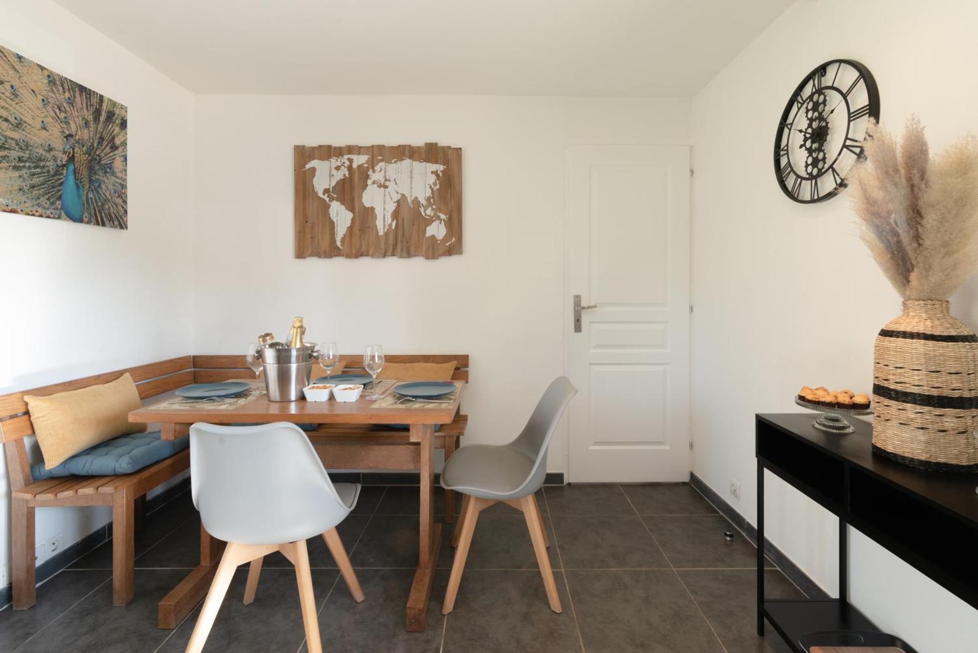Appartement La Baule Pornichet Terrasse - Cuisine - Calme - Wifi - Parking Gratuit Eksteriør billede