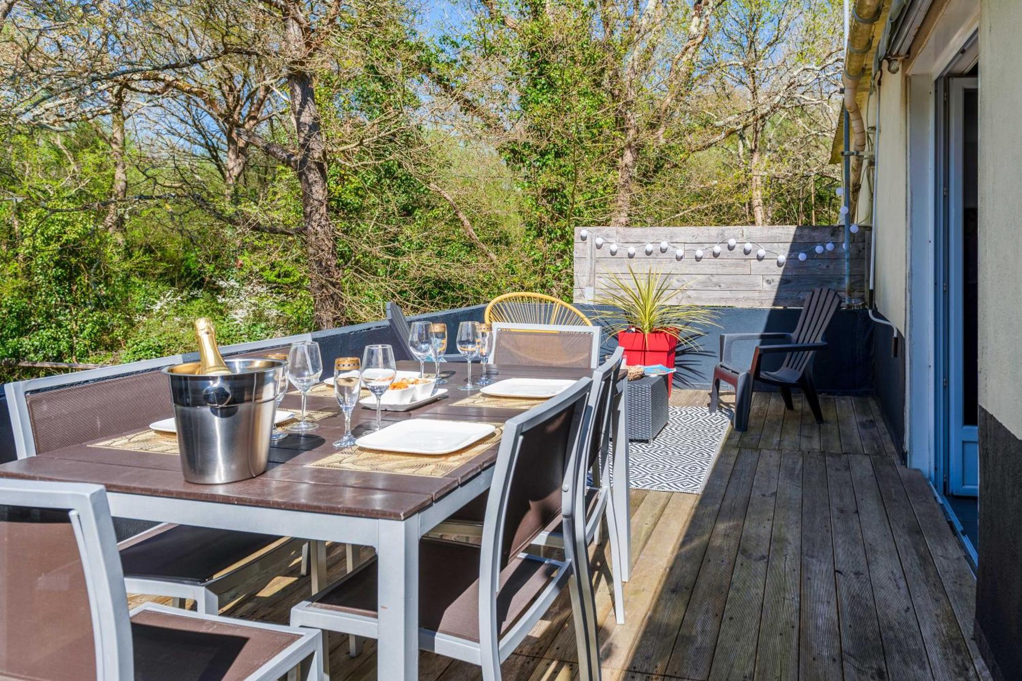 Appartement La Baule Pornichet Terrasse - Cuisine - Calme - Wifi - Parking Gratuit Eksteriør billede