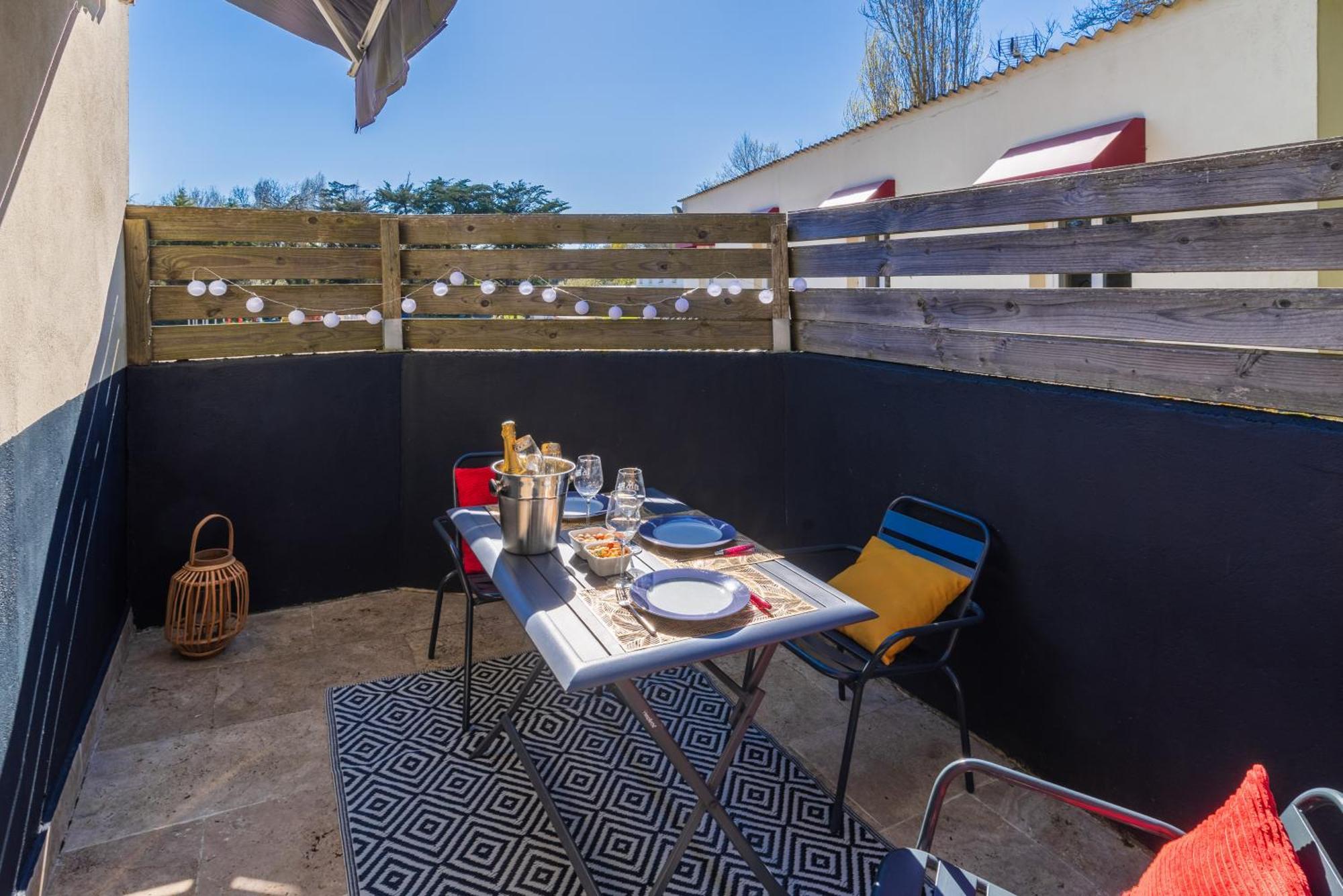 Appartement La Baule Pornichet Terrasse - Cuisine - Calme - Wifi - Parking Gratuit Eksteriør billede